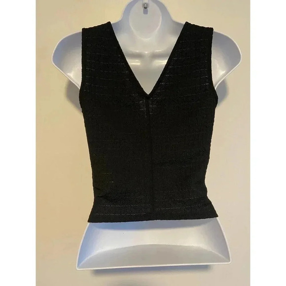 Madewell V-Neck Sleeveless Crop Top SIZE XXS - Picture 2 of 5